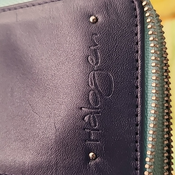 Halogen by Nordstrom - bicolor leather double wristlet - Picture 8 of 9